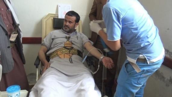 تدشين حملة للتبرع بالدم في إب دعما لجرحى الجيش واللجان الشعبية 