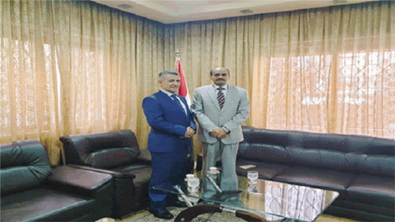 سفير اليمن لدى سوريا يلتقي السفير الهندي بدمشق