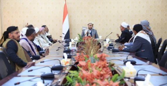 الرئيس المشاط يلتقي شخصيات علمائية ووزراء في حكومة الإنقاذ