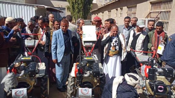 المؤسسة العامة لتنمية وإنتاج الحبوب تقيم حفلا لتوزيع جائزة الشهيد الصماد لإنتاج الحبوب
