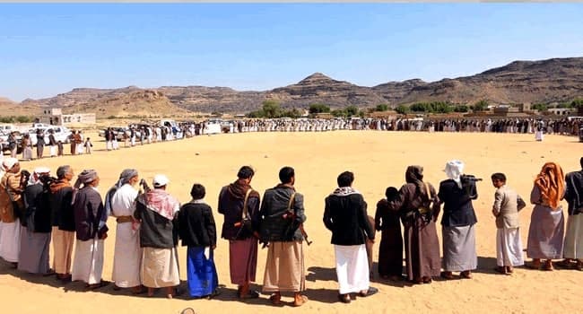 أبناء الطلح بصعدة: محاولات الترهيب الأمريكية تزيد من صلابة وصمود الشعب اليمني