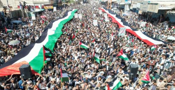صعدة : مسيرة جماهيرية حاشدة تعزيزاً لصمود غزة وإسناداً للمقاومة الفلسطينية