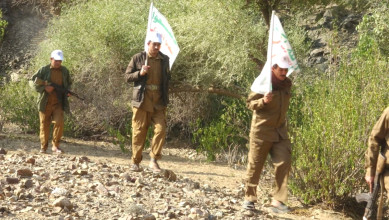 مناورة لخريجي دفعة الشهيد زكريا حجر من قيادات التعبئة بحجة