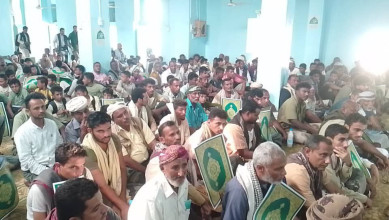 فعالية خطابية في مديرية اللحية بالحديدة إحياءً لذكرى جمعة رجب