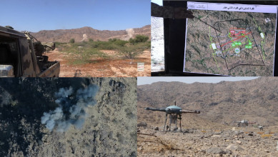 مناورة عسكرية لوحدات رمزية من دفعة شهيد القرآن للواء 12 قوات احتياط