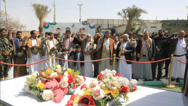 قيادة هيئتي الزكاة والأوقاف تزور أضرحة الشهداء الصماد والغماري وحكومة التغيير والبناء