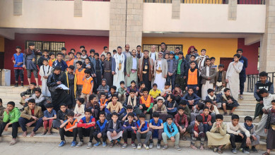 توزيع 1500 سلة غذائية للأيتام والنازحين ومراكز الرعاية الاجتماعية بالأمانة