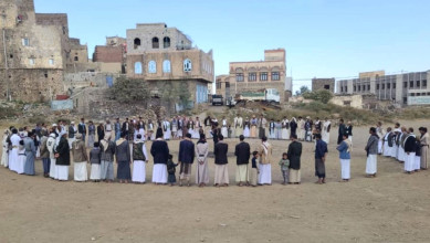 وقفات حاشدة بالمحويت نصرة لفلسطين وتأكيد الجهوزية العالية