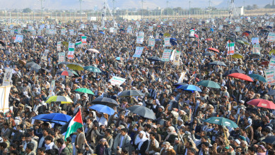 عشرات المسيرات الجماهيرية بصعدة تضامناً مع الشعب الإيراني