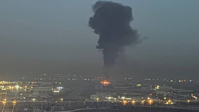 سرايا أولياء الدم: استهدافنا بمسيّرات قاعدة فكتوريا الأمريكية في بغداد