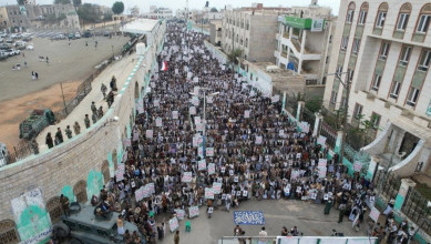 أبناء محافظة حجة يحتشدون إحياءً ليوم القدس العالمي ونصرة لفلسطين