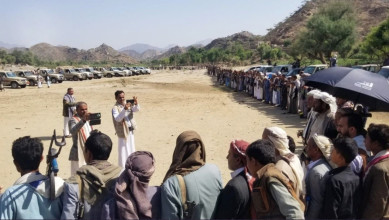 قبائل المغربة في حجة تعلن النفير لإنهاء العدوان والحصار