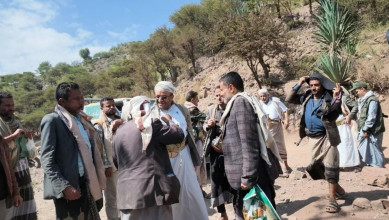 قحيم والمساوى يتفقدان الأوضاع الخدمية والأمنية في مديرية سامع بتعز