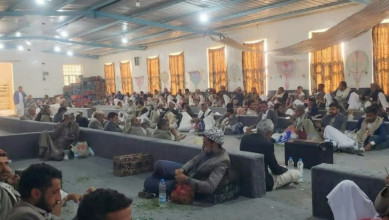 لقاء قبلي بعمران لإعلان النفير العام والجهوزية لمواجهة العدو السعودي