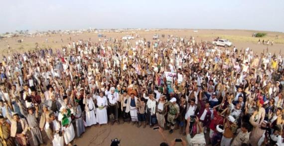أبناء المديريات الشمالية بالحديدة يعلنون النكف لمواجهة العدوان الأمريكي