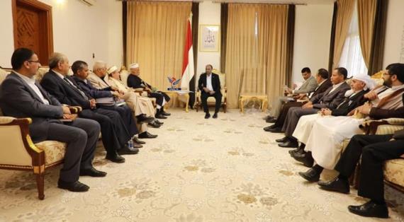 الرئيس المشاط يحث على سرعة البت في القضايا ومراعاة إختيار القاضي النزيه الحريص على تحقيق العدالة