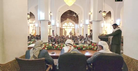 تدشين الموسم الثالث لمسابقة القرآن الكريم في مسجد الامام الهادي بصعدة
