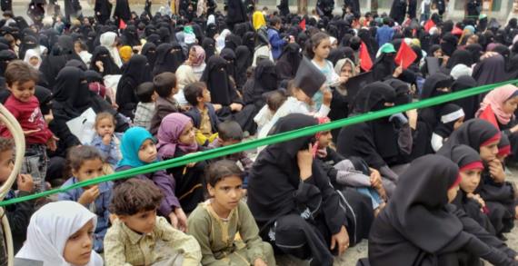 حرائر عمران يؤكدن التمسك بالمبادئ والقيم التي ضحى من أجلها الإمام الحسين